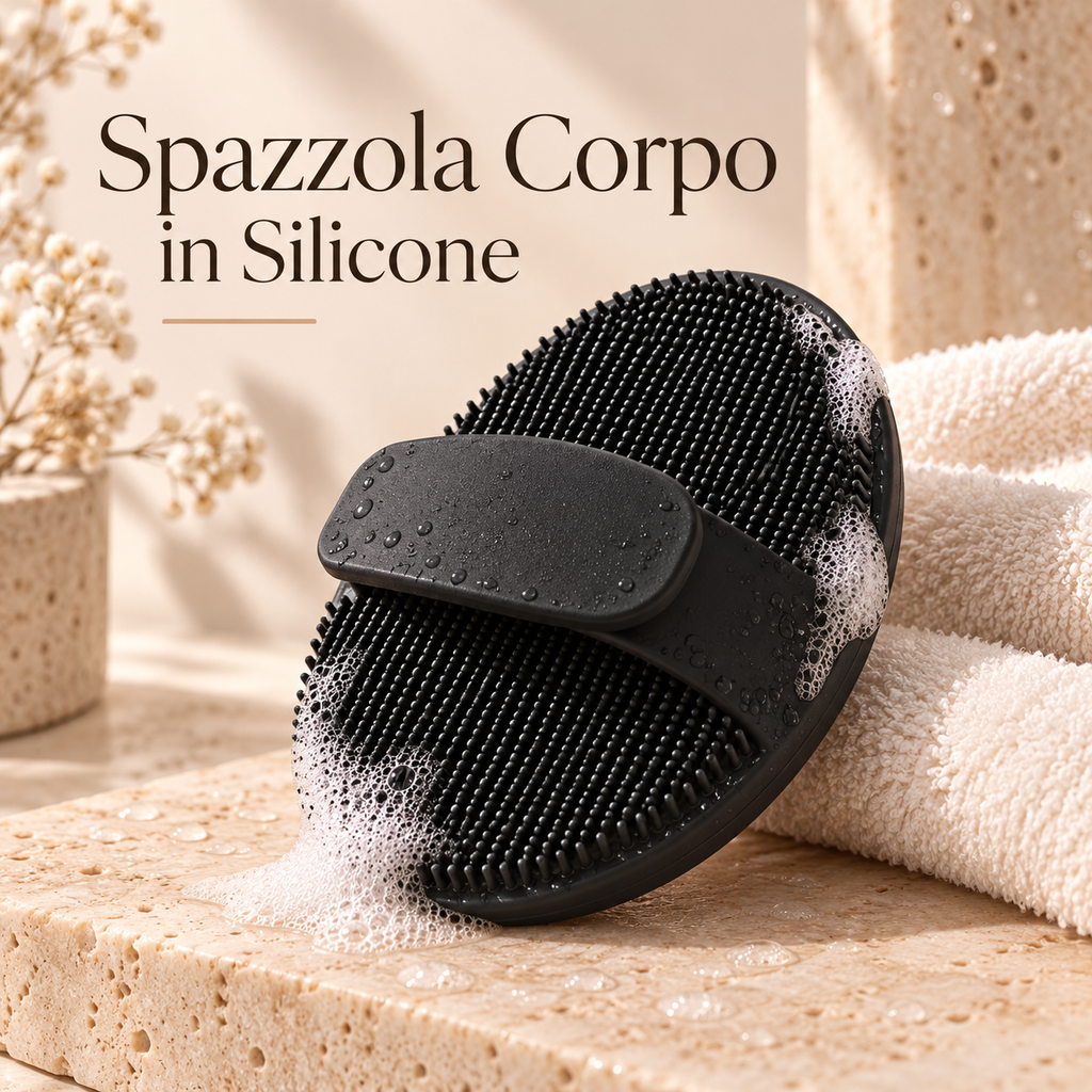 Spazzola Corpo in Silicone – Detersione ed Esfoliazione