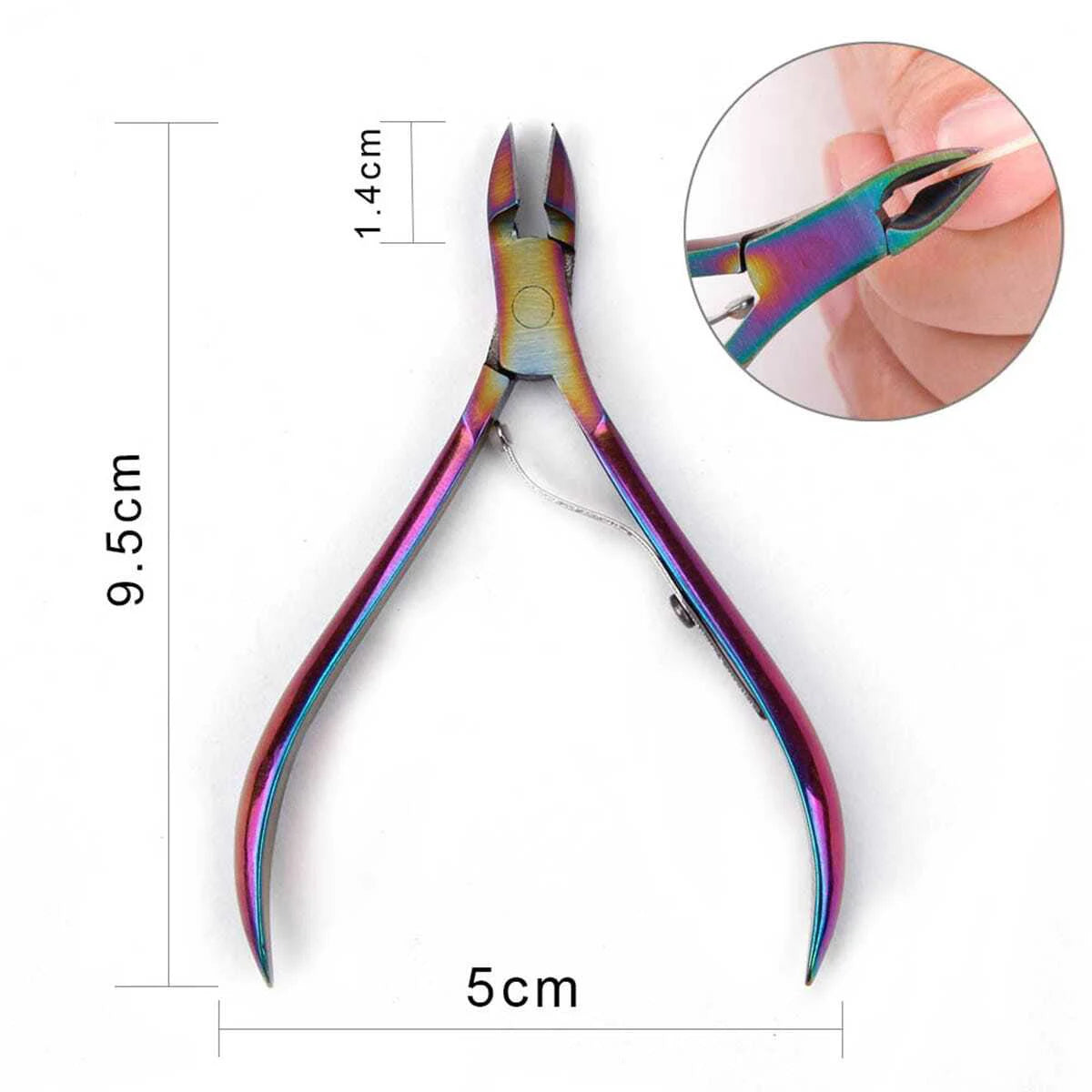 Set Manicure 4 Pezzi in Acciaio – Cura Unghie e Cuticole
