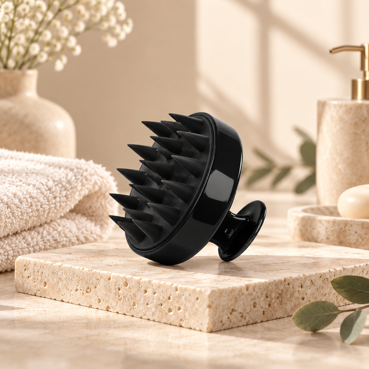 Massaggiatore Cuoio Capelluto in Silicone – Spazzola Shampoo