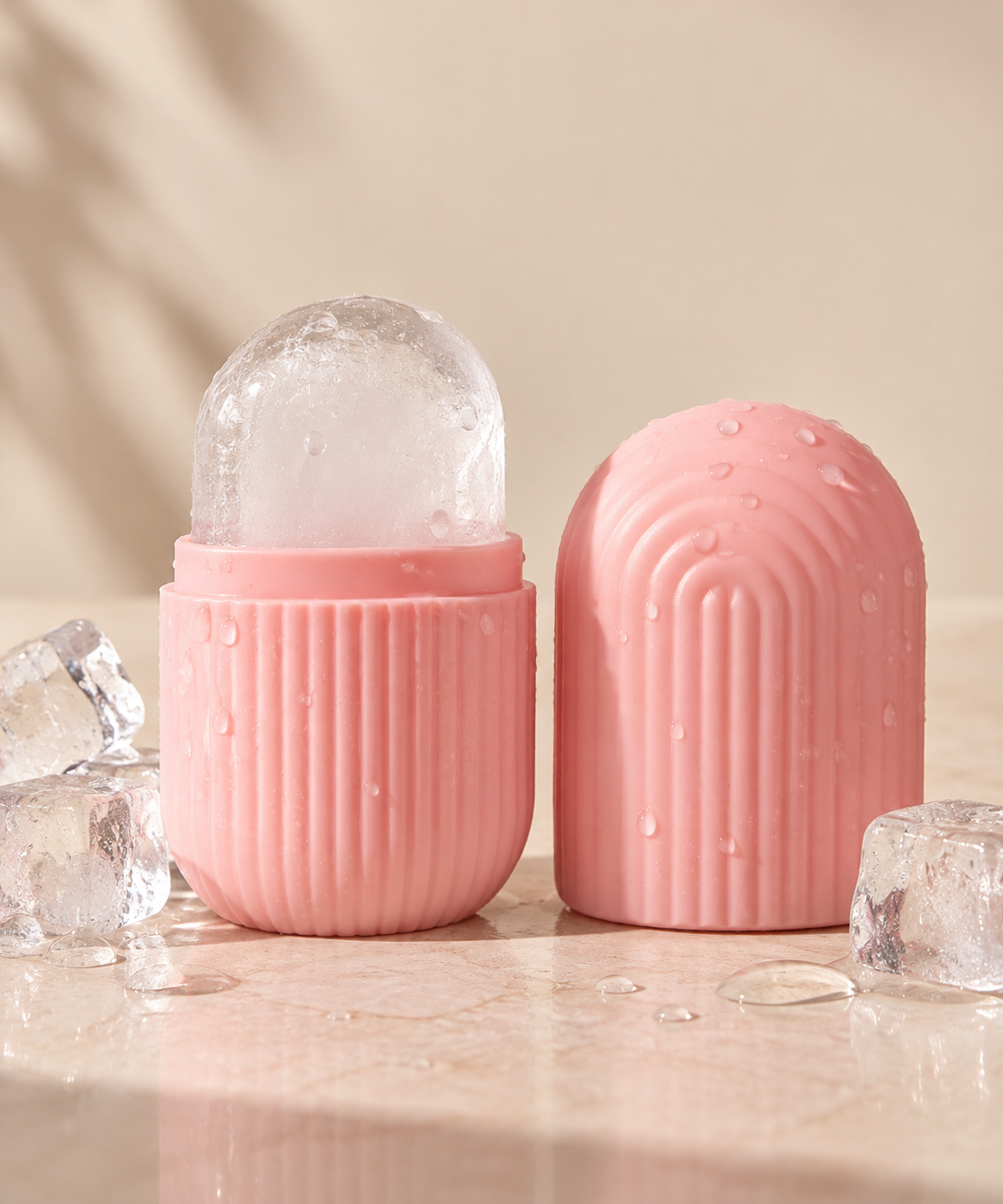 Ice Roller Viso in Silicone – Massaggio Freddo per Skincare