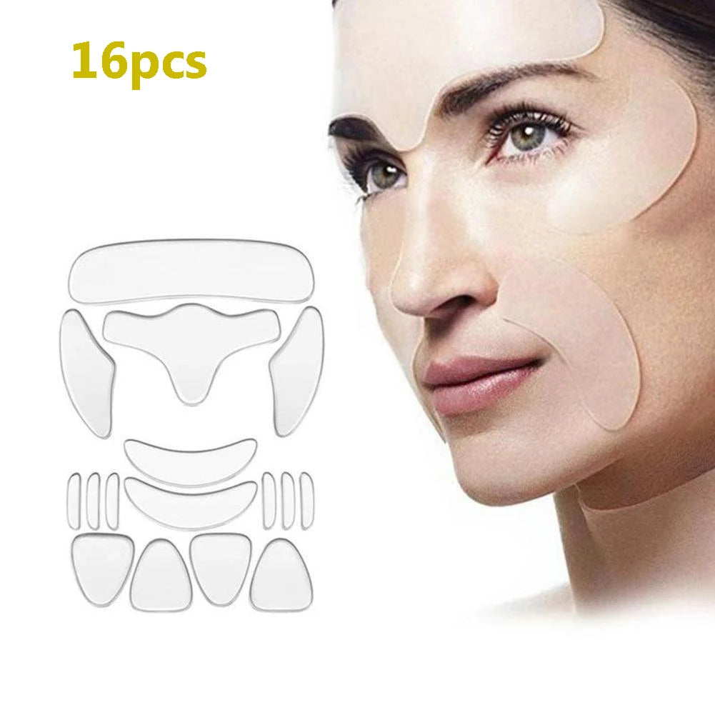 Patch Viso in Silicone Riutilizzabili – Set Skincare