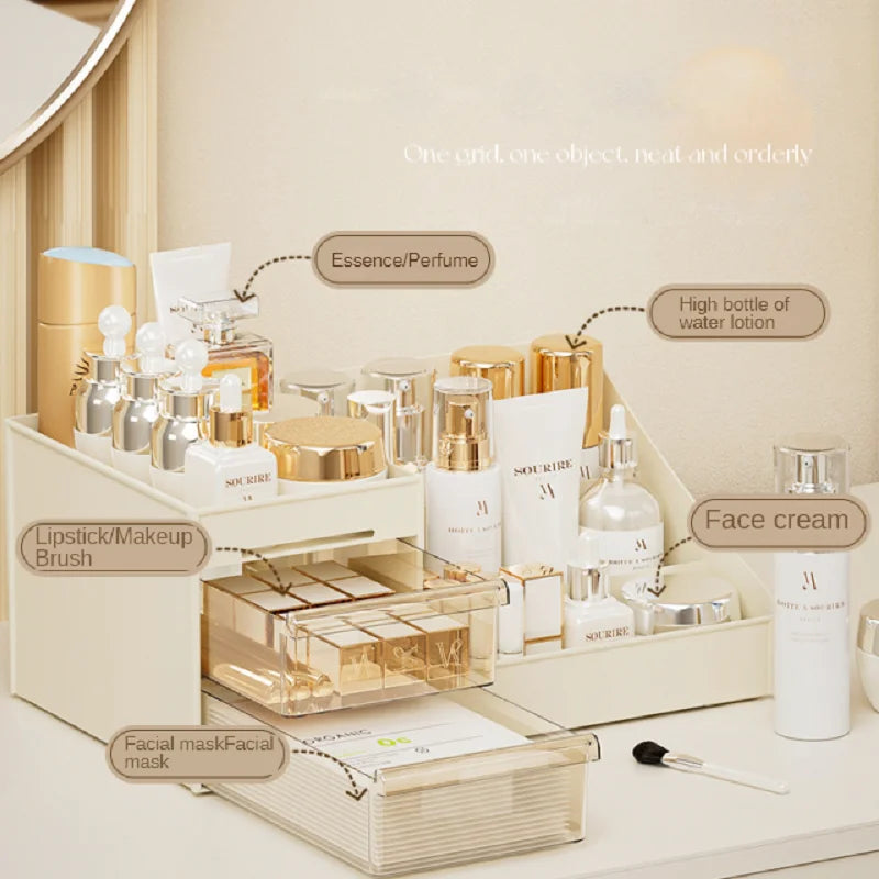 Organizer Cosmetici da Tavolo con Cassetti