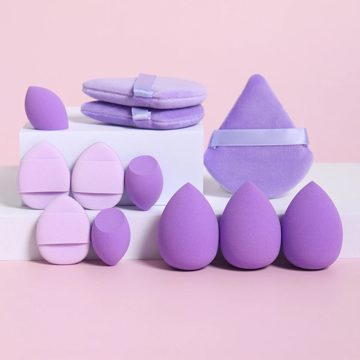 Set 12 Spugnette per Trucco – Diverse Forme