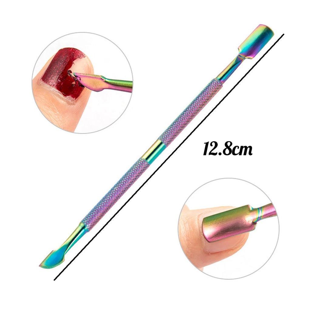 Set Manicure 4 Pezzi in Acciaio – Cura Unghie e Cuticole